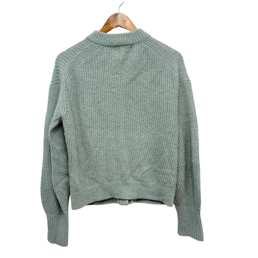 Everlane The Cropped Cardigan in Alpaca Pomona Green size M - Picture 2 of 5